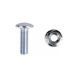 Baks Mushroom screw + barbed collar cap SGK M6x20 903100 /100pcs, /