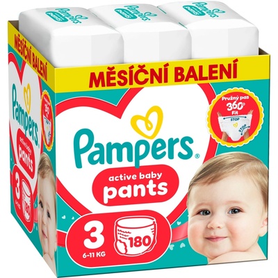 Pampers Active Baby 3 180 ks