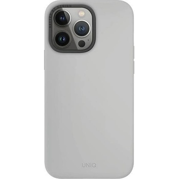 Uniq Кейс Uniq Lino Hue за iPhone 15 Pro Max 6.7"", съвместим с MagSafe, светлосив (KXG0074346)
