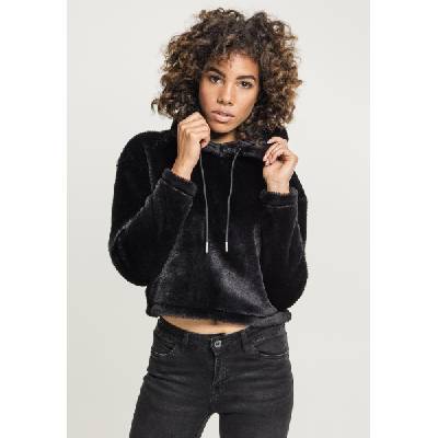 Urban Classics Дамски плюшен суичър Urban Classics в черен цвятMODEL263 SALE - , размер M