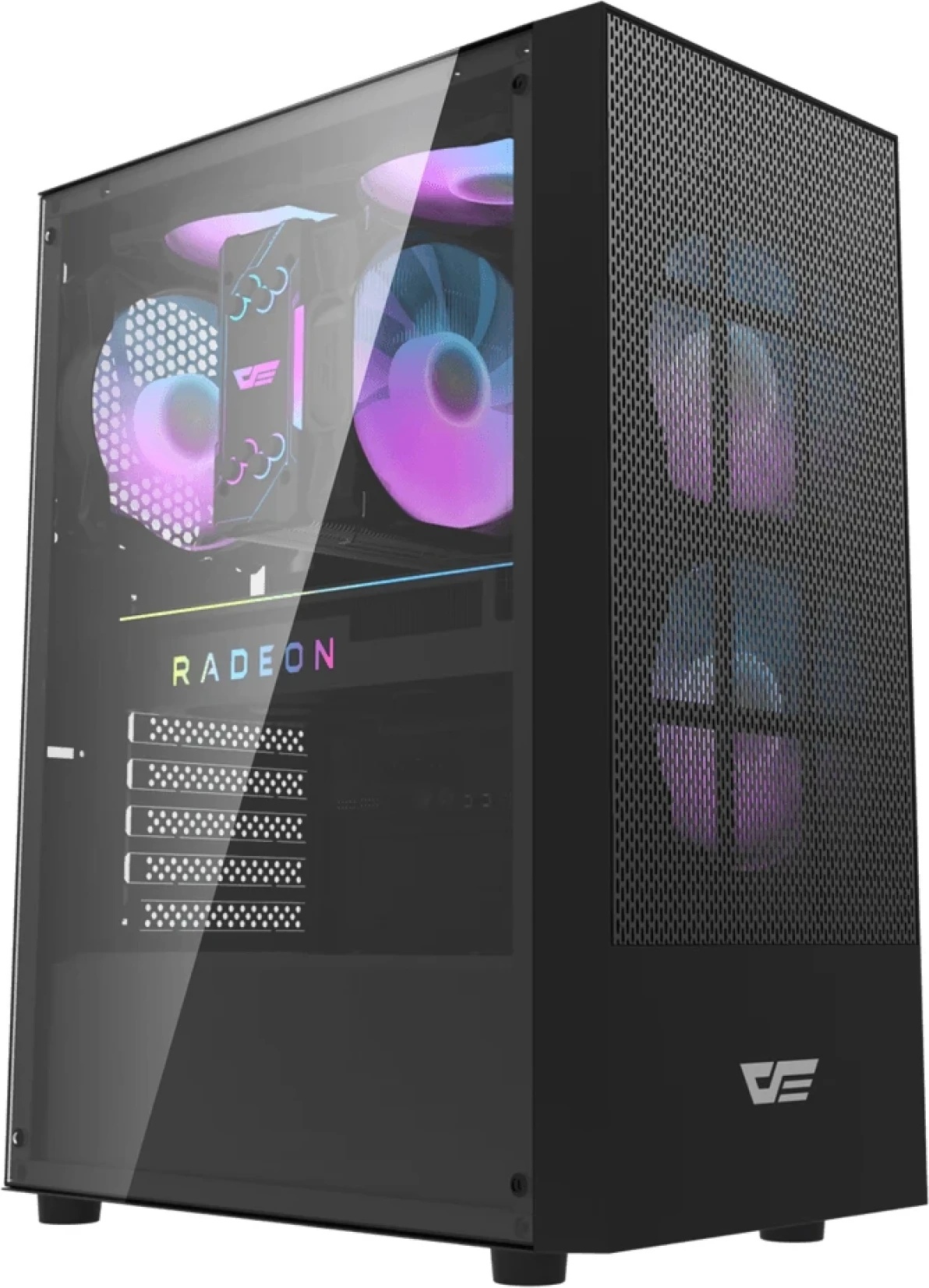darkFlash A290 Black + 3 Fans
