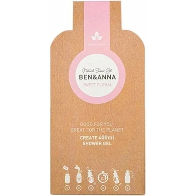 Ben & Anna Sweet Flora Sprchový gel v zrníčkách 2 x 20 g