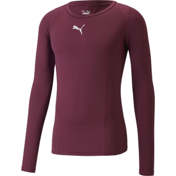 PUMA Тениска с дълъг ръкав Puma LIGA Baselayer Tee LS Grape Wine 65592057 Размер XL