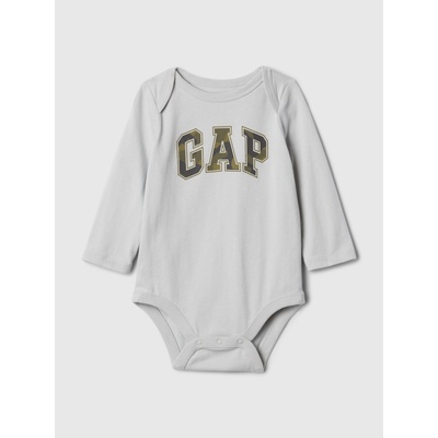 GAP Бебешко боди с логото на Gap GAP | Siv | Момчешки | 50-62