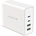 DVICED Desktop charger 100W GaN 2 USB-A, 2 USB-C EU - White (DV211001)