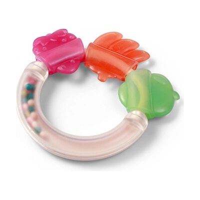 BABYONO Hrkálka s hryzátkom Fruits
