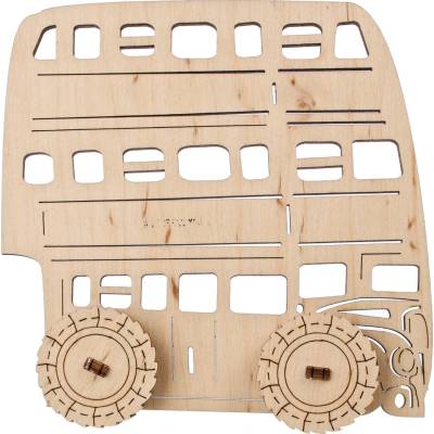 UGEARS 3D vyfarbovacie puzzle Záchranný kúzelnícky autobus 11 ks
