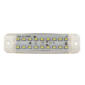  Габарит, бял 18 LED 12-24V 100mm