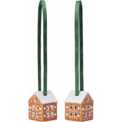 Kähler Design Gingerbread vánoční ozdoba hnědá