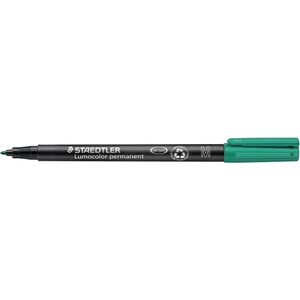 STAEDTLER Маркер Lumocolor Перманентен 1, 0mm зелен (317-5)