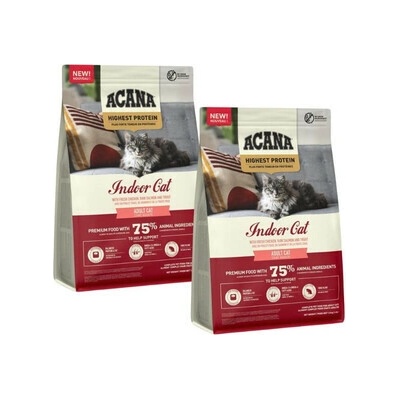 ACANA Highest Protein Indoor Cat 2 x 1,8 kg