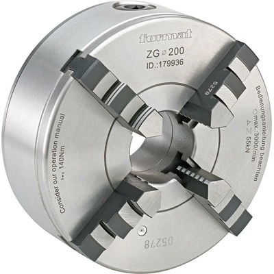 FORMAT Čtyřčelisťové soustružnické sklíčidlo din6350 litina 125mm format