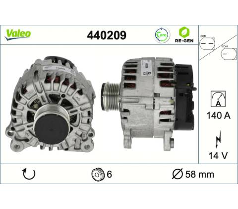 Alternátor VALEO 440209