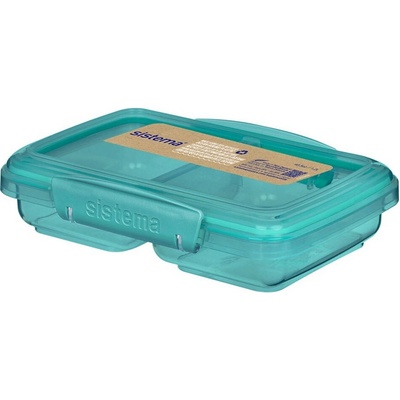 Sistema Ocean Bound Small Split krabička na desiatu s 2 oddielmi 350 ml mätová