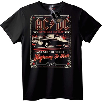 NOONEBRAND AC/DC Highway to Hell Тениска - 3XL, Black
