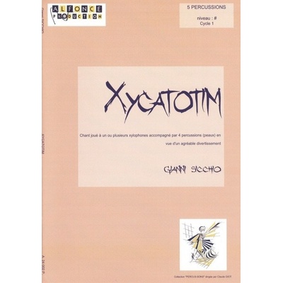 Xycatotim by Gianni Sicchio percussions quintet / skladba xylofon a čtyři bicí nástroje