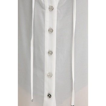 Michael Kors Риза MICHAEL Michael Kors дамска в бяло със стандартна кройка MM2R791 (MM2R791)