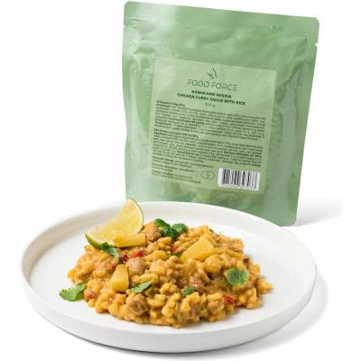 Food Force Пилешко къри с ориз 300 г