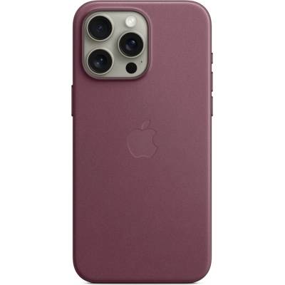 Apple Оригинален гръб Apple за Iphone 15 Pro Max FineWoven Case w MagSafe - Mulberry