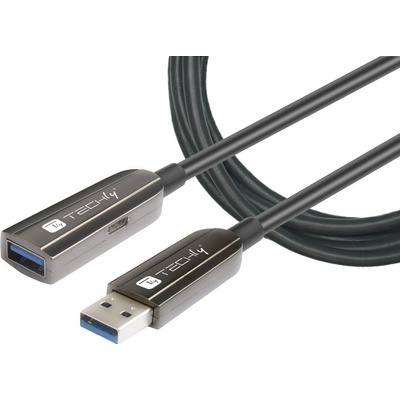 Techly ICOC U3AMF-HY-020 USB-C - USB-C 20m černý