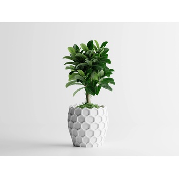 Кашпа Beehavia Голяма, 203x203xH195мм- Бял Мат