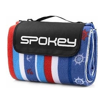 Spokey Picnic MARINE Pikniková deka s popruhom 180 x 210 cm