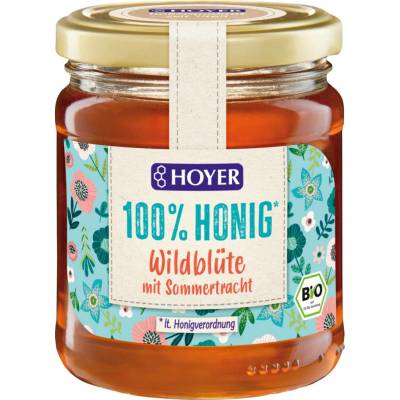 HOYER Bio med z divokých květin 250 g