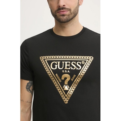 Guess Памучна тениска Guess в черно с принт M5RI49 K9RM1 (M5RI49.K9RM1)