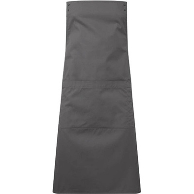 Premier Workwear Gastro zástěra tělo PR190 Dark Grey Pantone 425C 70x86cm