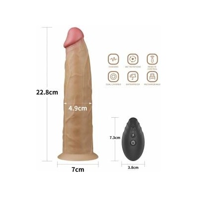 Boss of Toys Silicone anal penis with suction cup 23cm