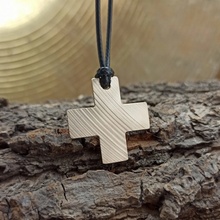 Drum Shapes NA07 Necklace Cross