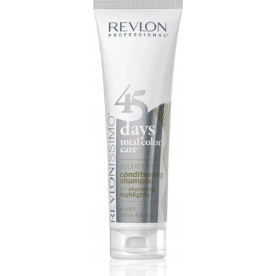 Revlon 45 Days Total Color Care Shampoo & Conditioner 2in12 v 1 šampon a kondicionér proti žloutnutí 275 ml