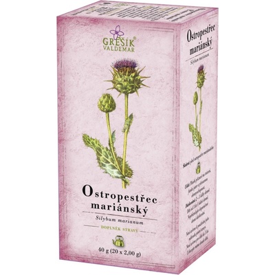 GREŠÍK Ostropestřec mariánský čaj 20 n.s.