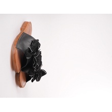 Pass dámské pantofle černé s mašlí