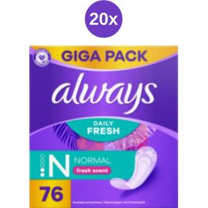 Always Intimates 20x (76 бр. /кутия) NormFreshSent