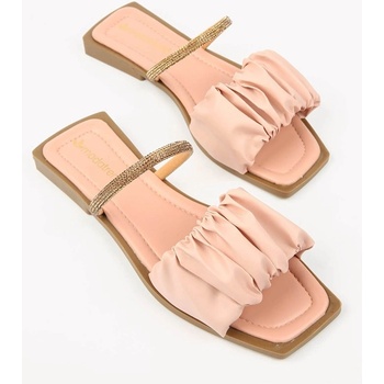 Moda Trend Дамски чехли - Пудра #329397 (329397_Пудра)