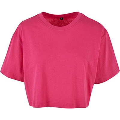 Build Your Brand Dámske krátke tričko BY264 Hibiskus Pink