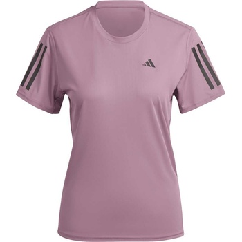 adidas Dámske bežecké tričko OWN THE RUN TEE ružová čierna
