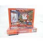 Castorland Puzzle 2000 Świąteczna Chata CASTOR