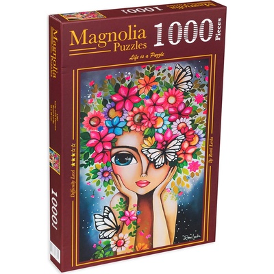 Magnolia Пъзел Magnolia от 1000 части - Жена с цветя (1707)