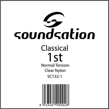 Soundsation Единична първа МИ струна за класическа китара sc132-1