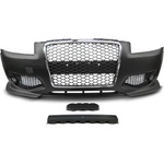  Предна броня за Audi A3 8P (2005-2008) - RS Дизайн с хром решетка (BUMPA38PRSC)