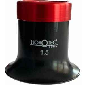 Horotec Лупа за очила Horotec MSA 00.032-1.5 с черен пластмасов корпус и алуминиев винт x6.5