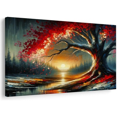 Obraz strom života při západu slunce - 90x60