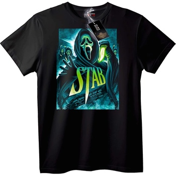 NOONEBRAND Тениска Scream Убождане Ghostface - 2XL, White