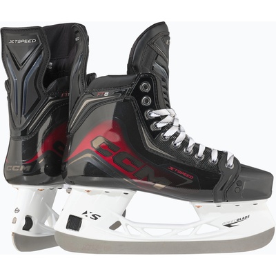 CCM Детски хокейни кънки CCM JetSpeed FT8 INT TAPERED black