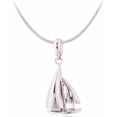 JVD Stříbrný přívěsek Plachetnice SVLP0370XH20000