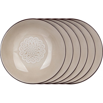 Banquet Sada hlbokých tanierov Shape 20,4 cm 6 ks