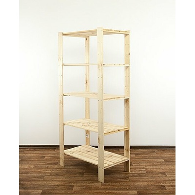Wamar Sosenka Drevený regál Maxi 4M+ 166 x 80 x 50 cm borovica