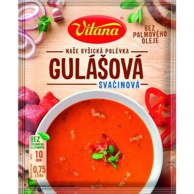 Vitana Instantní gulášová svačinová polévka 127g